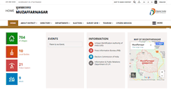 Desktop Screenshot of muzaffarnagar.nic.in
